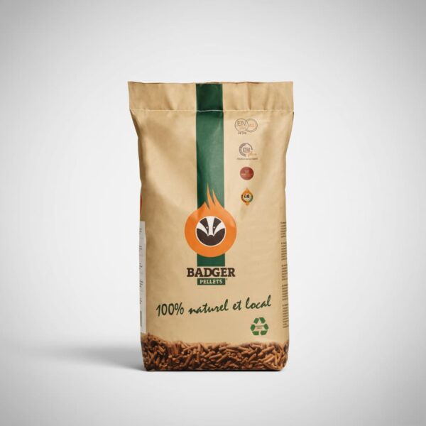 Pellets BADGER / Palette de 65 sacs